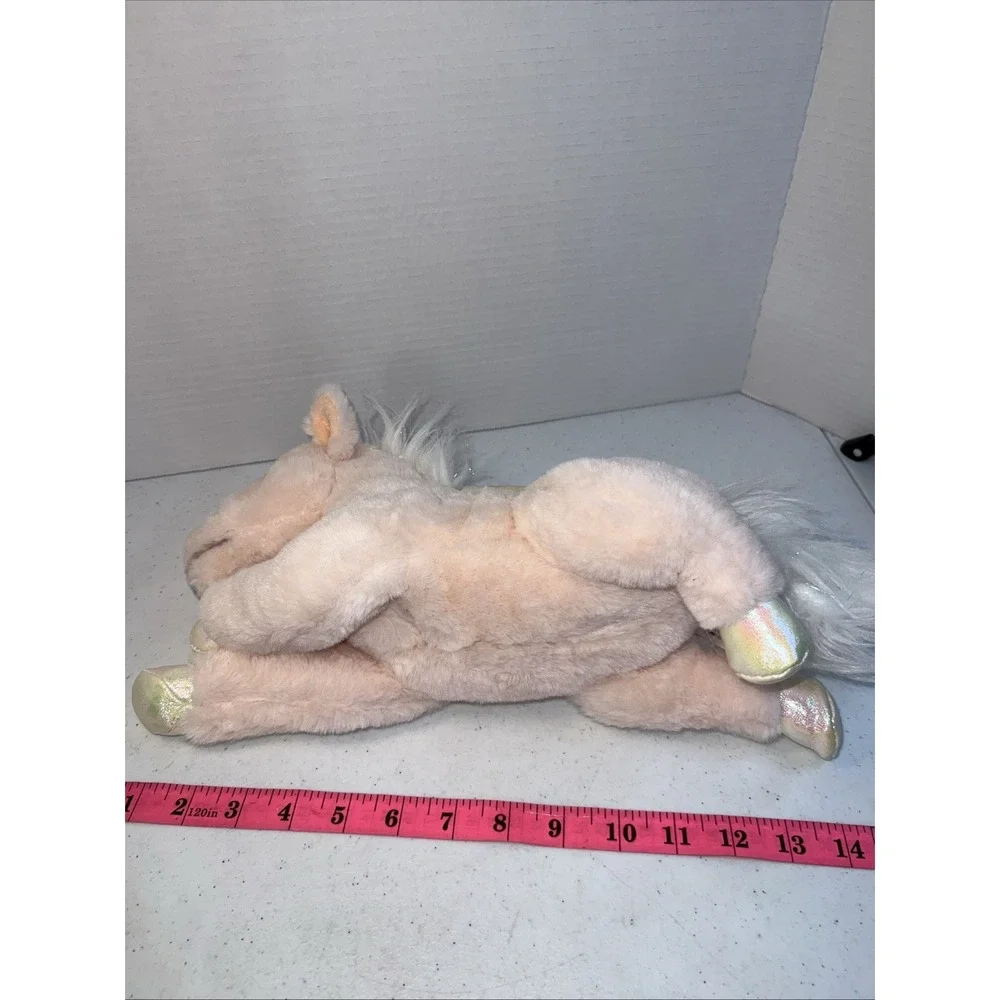 Pink Plush Unicorn Pegasus Enchanted Adopt a Pet Shiny Wings 14